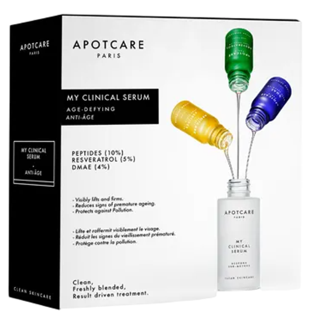 Zestaw do pielęgnacji twarzy Apotcare My Clinical Serum Serum peptydowe 10 ml + Serum z resweratrolem 10 ml + Serum nawilżające 10 ml (3770013262272) - obraz 2