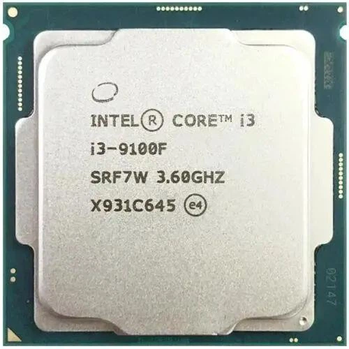 Процессор Intel Core i3-9100F 3.60GHz/6MB/8GT/s (SRF7W) s1151, tray - Фото 1 Процессор Intel Core i3-9100F 3.60GHz/6MB/8GT/s (SRF7W) s1151, tray - изображение 1