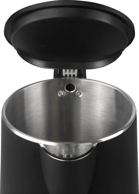 Электрочайник Gorenje K15DWBK, 1,5л, 2,200 Вт, корпус- нержав., Strix, матовый, черный - Фото 2 Электрочайник Gorenje K15DWBK, 1,5л, 2,200 Вт, корпус- нержав., Strix, матовый, черный - изображение 2