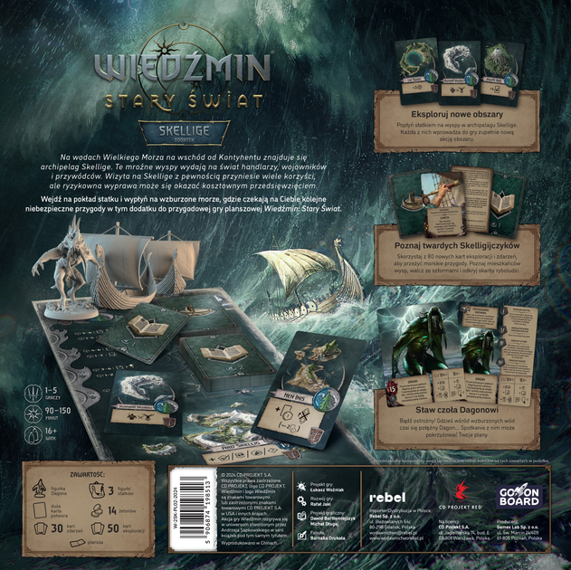 Gra planszowa Black Monk Wiedźmin: Stary Świat - Skellige (edycja polska) (5906874198513) - obraz 7