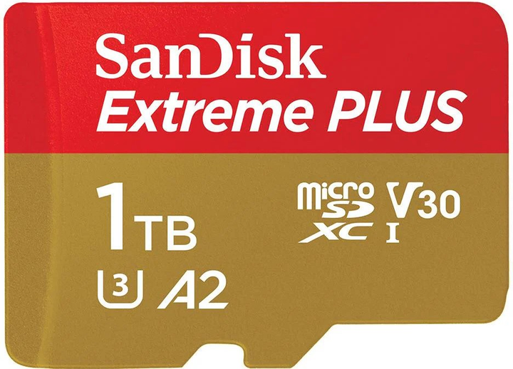 Карта пам'яті SanDisk Extreme Plus MicroSDXC V30 UHS-I 1TB (0619659209155) - зображення 3