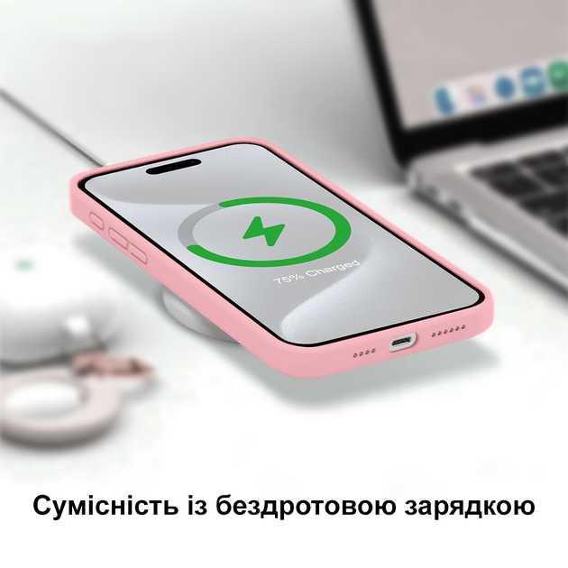 Чехол силиконовый FULL противоударный Premium для Samsung Note10Lite/A81/M60S (4) Pink Розовый - изображение 8