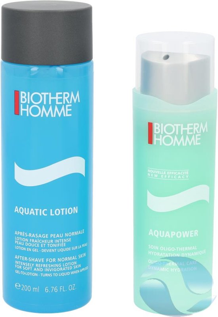 Zestaw do pielęgnacji twarzy dla mężczyzn Biotherm Homme Aquapower Żel nawilżający 75 ml + Balsam łagodzący tonizujący 200 ml (3660732087884) - obraz 4