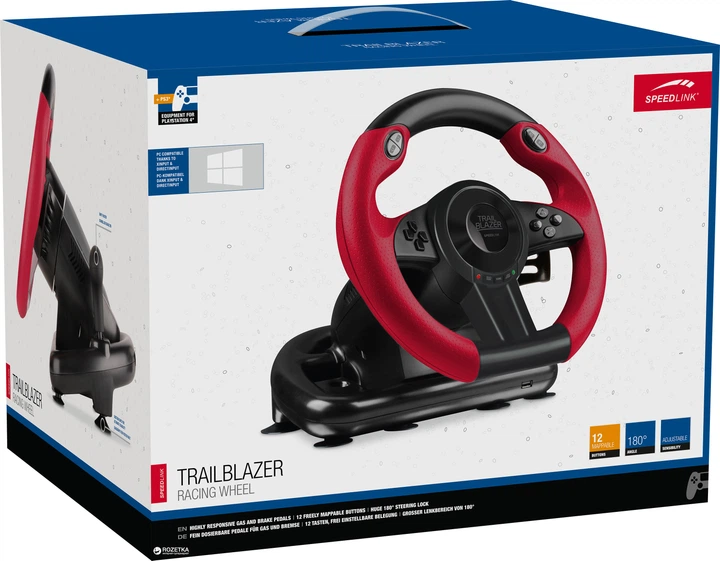 Проводной руль SPEEDLINK Trailblazer Racing Wheel PC/Xbox One/PS3