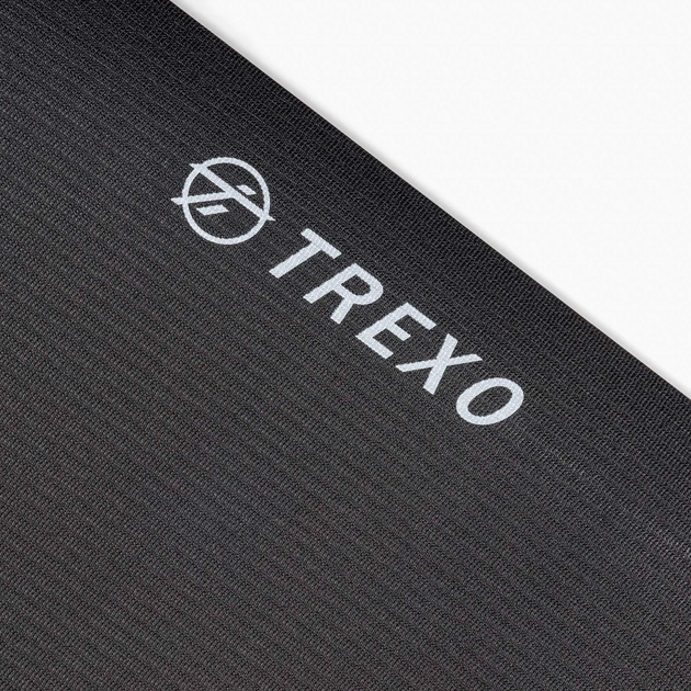 Килимок для йоги Trexo YM-P01C 6 мм Black (5904823002294) - зображення 3