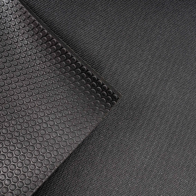 Килимок для йоги Trexo YM-P01C 6 мм Black (5904823002294) - зображення 4