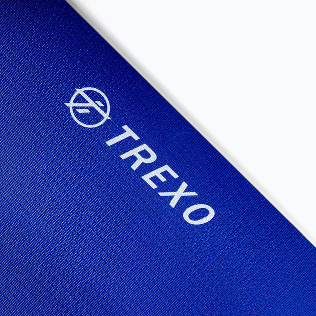 Килимок для йоги Trexo YM-P01N 6 мм Blue (5904823002287) - зображення 3
