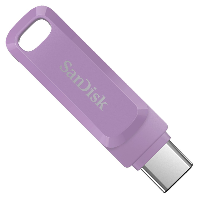 Флеш пам'ять USB SanDisk Ultra Dual Drive GO 256GB USB Type-C Lavender (SDDDC3-256G-G46L) - зображення 1