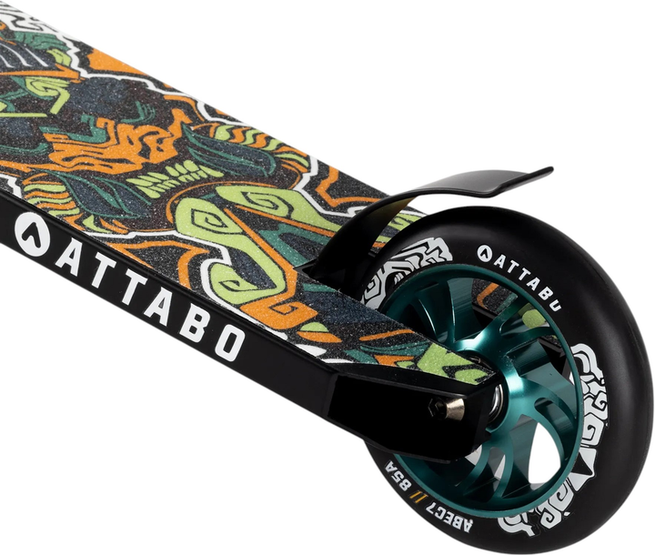 Самокат дитячий Attabo EVO 2.0 фрістайловий Чорний (5904823999730) - зображення 7