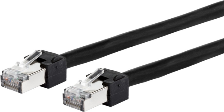 Патч-корд Metz Connect Ultraflex500 Cat.6 VoIP AWG 26 2 m Black (13084U2000-E) - зображення 1