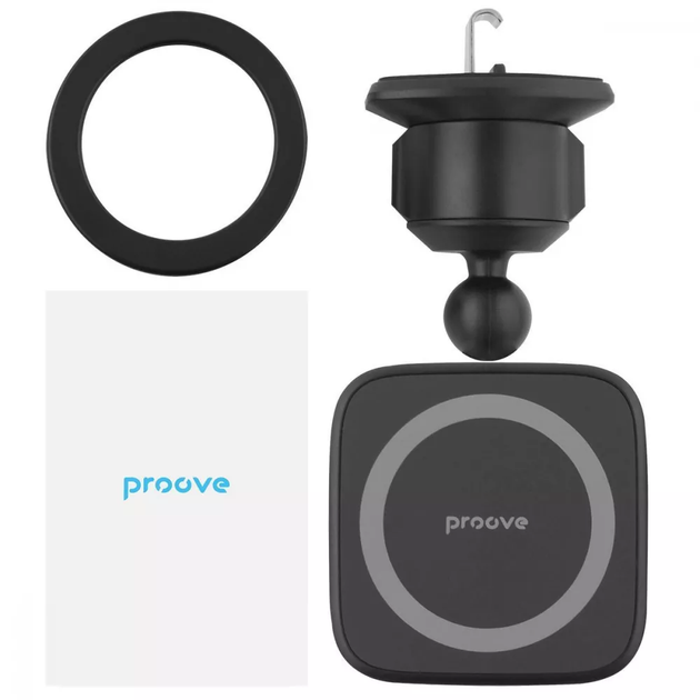 Автодержатель для телефона Proove Block Magnetic Air Outlet Car Mount Magnetic Ring - изображение 6