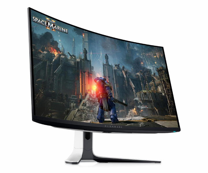Монитор для бизнеса 31.5" 240Hz Dell Alienware AW3225QF OLED безрамочный изогнутый - изображение 2