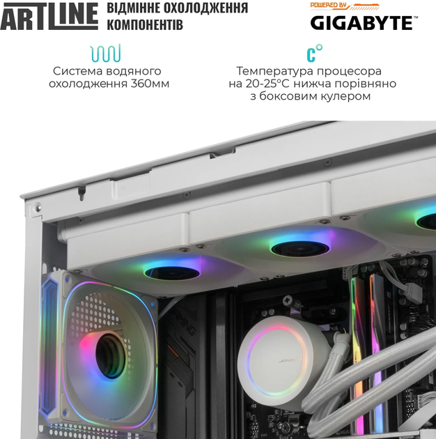 Компьютер ARTLINE Gaming TANKWHITE (TANKWHITEv77) - изображение 5