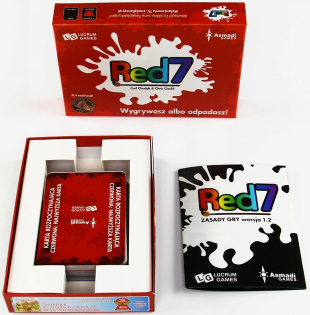 Gra planszowa Lucrum Games  Red7 (edycja polska) (5907377126256) - obraz 2