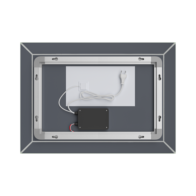 Дзеркало Mixxus Premium CUBIC MR14-70x50-REVERSE (LED Touch, Anti-fog, димер) (MP6647) - зображення 7