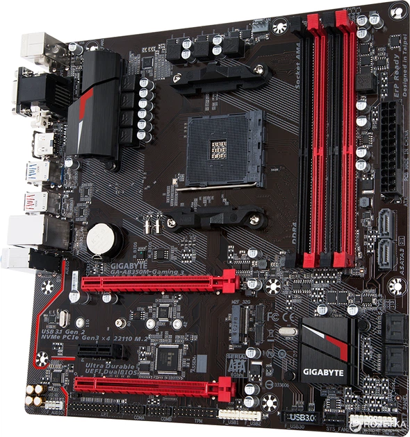 GA-AB350M-GAMING Ryzen 7 1800X 64GBセット Материнская плата Gigabyte GA-AB350M-Gaming 3 (sAM4, AMD B350, PCI