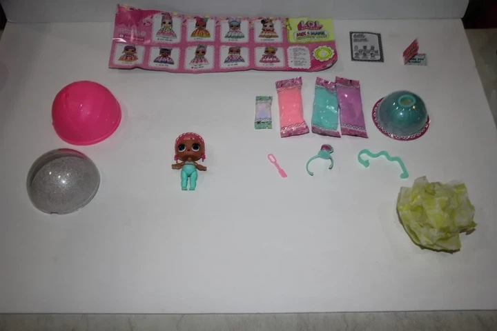 LOL Surprise Mix Make Birthday Cake Ice sk8r Tots- with Collectible Doll, DIY Cake кукла лол кейк кекс 593140 - изображение 4