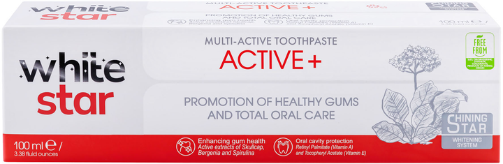 Мультиактивная зубная паста White Star Active+ 100 мл (3800237400324) - изображение 1