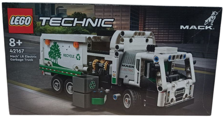 Конструктор LEGO Technic Сміттєвоз Mack LR Electric 503 деталей (42167) (955555908518556) - Уцінка - зображення 2