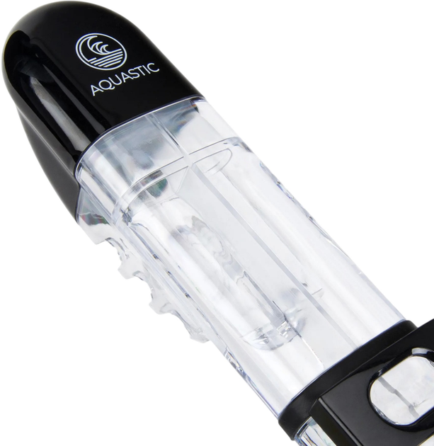 Набір для снорклінгу Aquastic SMFK-01LC S/M Black (5904823002560) - зображення 9