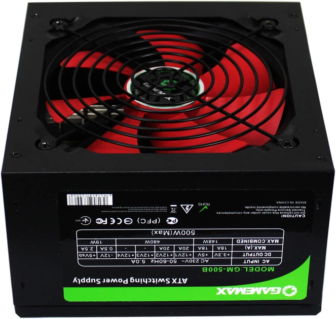 Блок питания 500 Вт GameMax GM-500B - изображение 2