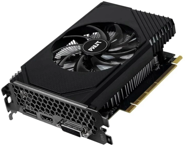 Відеокарта Palit PCI-Ex GeForce RTX 3050 StormX 6GB GDDR6 (96bit) (1470/14000) (DisplayPort, HDMI, DVI) (NE63050018JE-1072F) - зображення 3