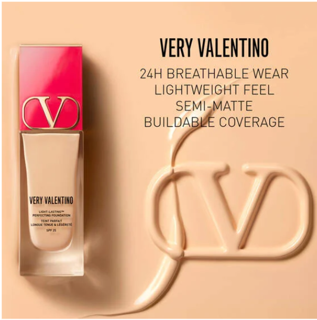 Тональний крем Valentino Very Valentino SPF 25 1 Medium Ambra 25 мл (3614273218276) - зображення 4