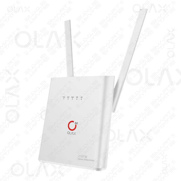 4G LTE WiFi маршрутизатор OLAX AX9 PRO "B" CPE з акумулятором на 4000 мАч + дві антени по 5 dBi| Швидкість до 150 Мбіт/с (Cat.4) | Підтримка до 32 пристроїв - зображення 4