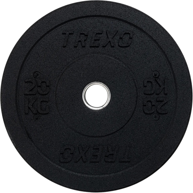 Tarcza olimpijska Trexo TRX-BMP020 20 kg Black (5904823009767) - obraz 1