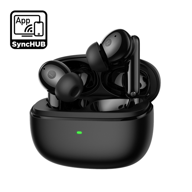 Навушники Hator Truepods Hybrid ANC Black (HTA431) - зображення 5