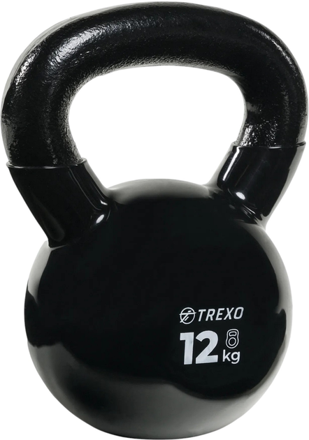 Kettlebell Trexo winylowy VKB12 12 kg (5904823007268) - obraz 2