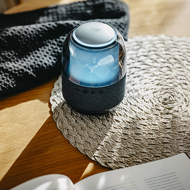 Głośnik przenośny Adler AD1904 Bluetooth z FM Black (5905575904126) - obraz 8