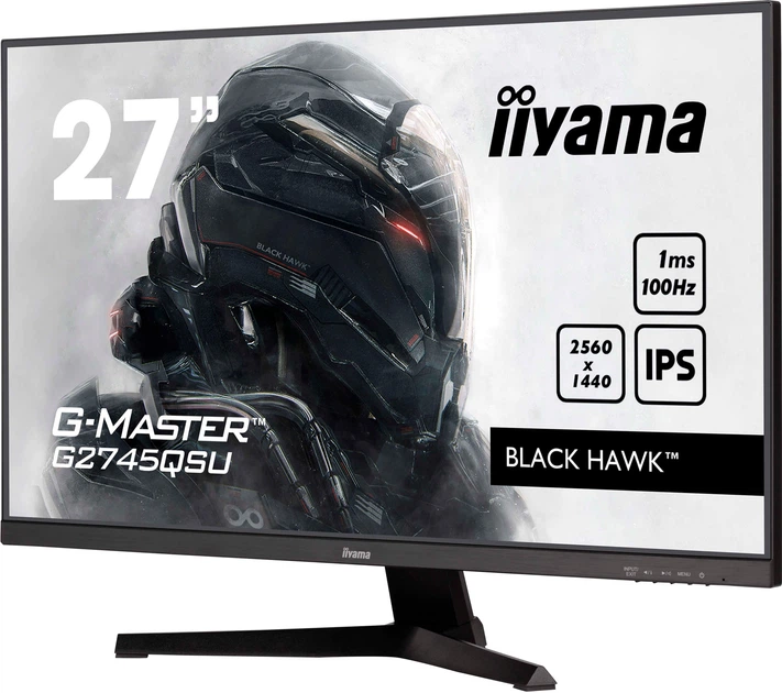 Монітор 27" iiyama G-Master Black Hawk G2745QSU-B2 - зображення 4