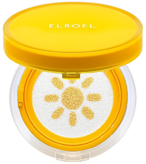 Сонцезахисний крем для обличчя Elroel Yellow Sun Cushion 15 г (8809085107381) - зображення 1