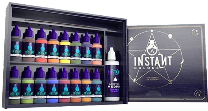 Zestaw farb Scale75 Instant Secrets of Alchemy Paint Set 16 odcieni (8435635303820) - obraz 1