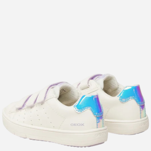 Sneakersy młodzieżowe dziewczęce na rzepy Geox J15DWB0BCSD-C1Z0J 38 Białe (8056206057210) - obraz 4