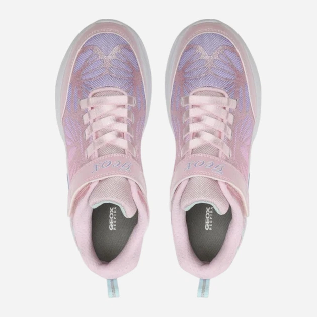 Sneakersy dziecięce dla dziewczynki na rzepy Geox J25E9B0ASKN-C8842 33 Różowe (8056206061446) - obraz 5