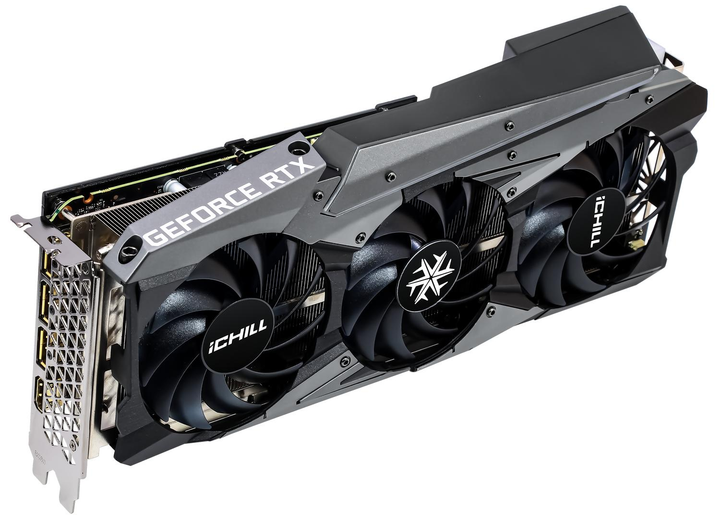 Відеокарта GeForce RTX 3070 8GB Inno3D iChill X3 (C30703-08D6X-1710VA38) Б/В - зображення 2