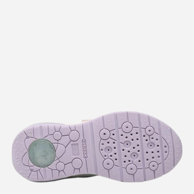 Buty sportowe dziecięce dla dziewczynki świecące LED Geox J358VA011BC-C0817 26 Białe (8056206089648) - obraz 6