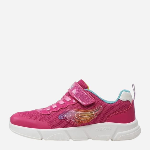 Buty sportowe dziecięce dla dziewczynki świecące LED Geox J35DLD0AS54-C8238 30 Fuksja (8056206068537) - obraz 3