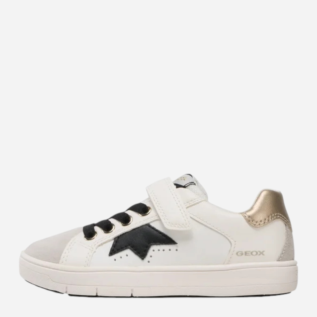 Sneakersy dziecięce dla dziewczynki na rzepy Geox J35DWA08554-C0588 30 Białe (8056206068803) - obraz 3