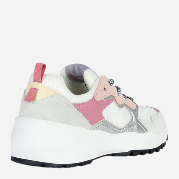 Buty sportowe młodzieżowe dziewczęce Geox J35GTA01122-C1364 36 Białe (8056206207851) - obraz 4
