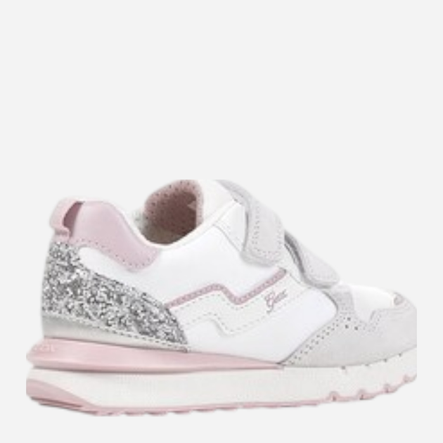 Buty sportowe dziecięce dla dziewczynki na rzepy Geox J35GZD022FU-C0680 31 Białe (8056206079526) - obraz 3