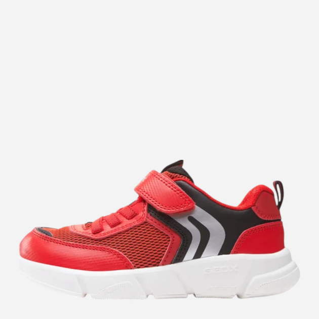 Buty sportowe chłopięce z białą podeszwą Geox J16DMA0CET9-C0020 34 Czerwone (8050036977748) - obraz 3