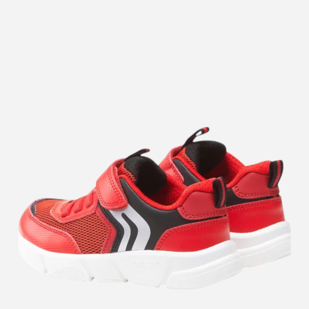 Buty sportowe chłopięce z białą podeszwą Geox J16DMA0CET9-C0020 34 Czerwone (8050036977748) - obraz 4