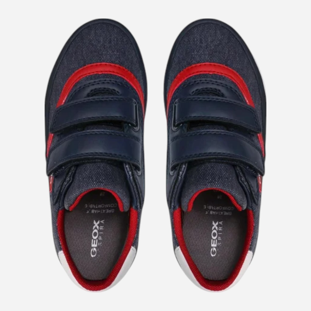 Підліткові кеди для хлопчика Geox J255CA01054-C0735 35 Темно-сині (8050036493712) - зображення 5