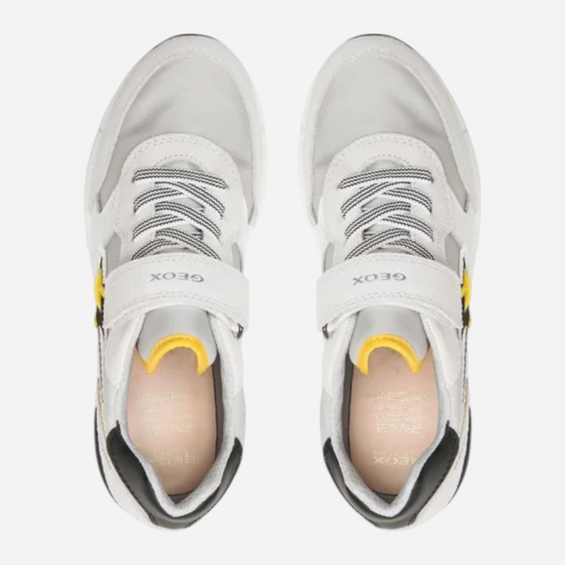 Buty sportowe młodzieżowe chłopięce na rzepy Geox J269EB0FU22-C0592 36 Białe (8056206066748) - obraz 5