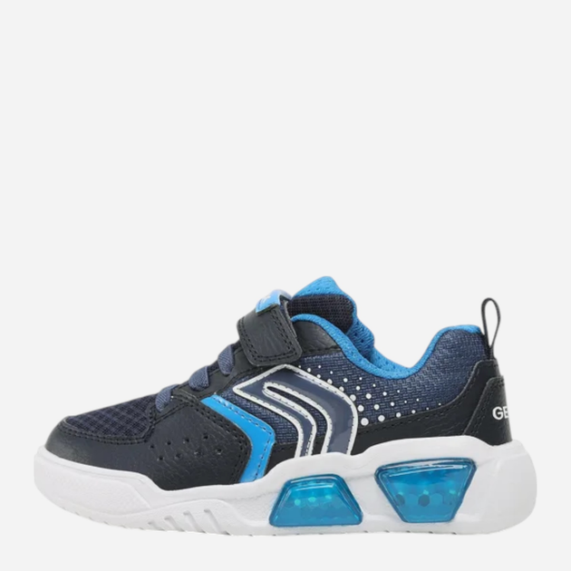 Sneakersy chłopięce świecące LED Geox J35GVA011FE-C0693 32 Granatowe (8056206077348) - obraz 3