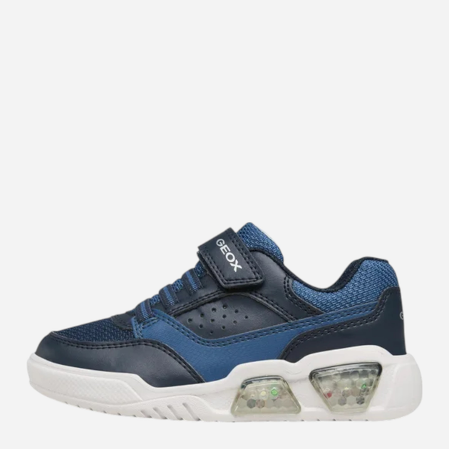 Sneakersy chłopięce świecące LED Geox J35GVB0BU11-C0700 30 Granatowe (8056206077621) - obraz 3