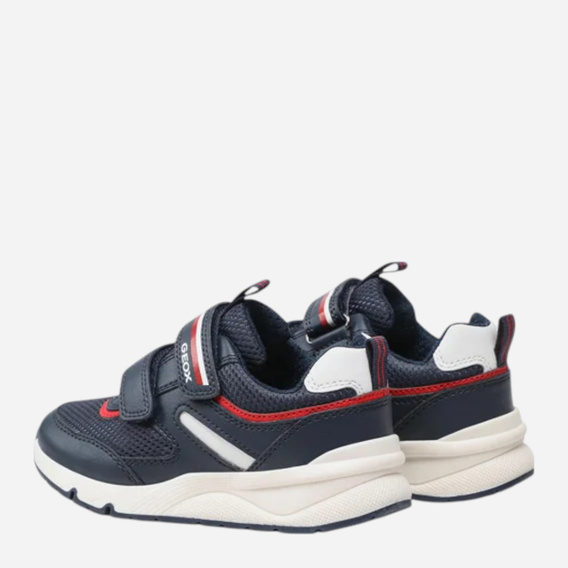 Buty sportowe chłopięce na rzepy Geox J35H0B01454-C0735 29 Granatowe (8056206082915) - obraz 4